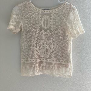 Zara lace top